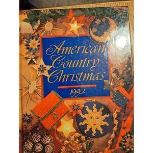 Vintage American Country Christmas 1992 Craft Recipes Decorations How-to Book